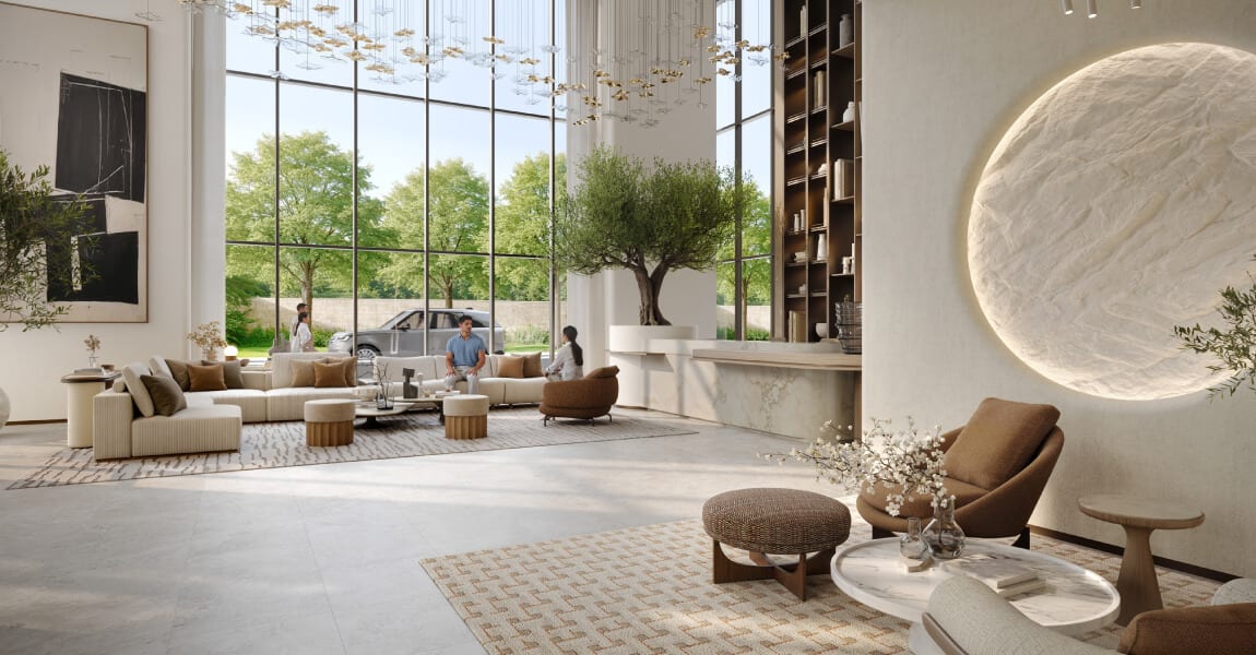3-Bedroom Residence interior — Greencrest by Emaar